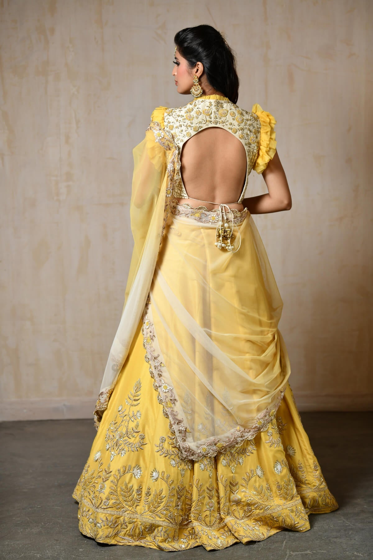 Lemon Lehenga Choli - Saisha