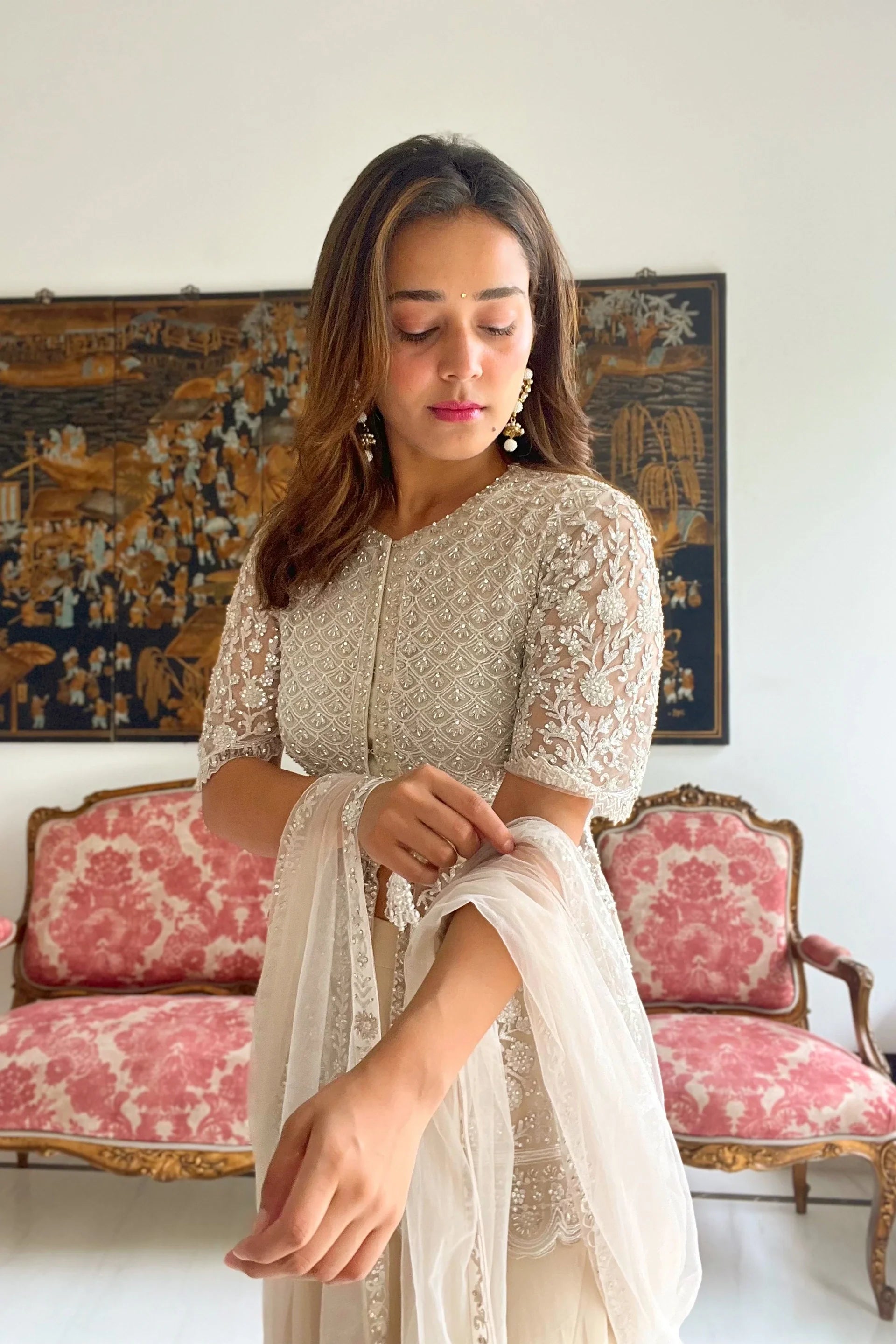 Shirt and Sharara Set - Saisha