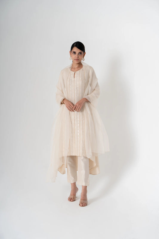 Cut Shirt with Trouser - Saisha