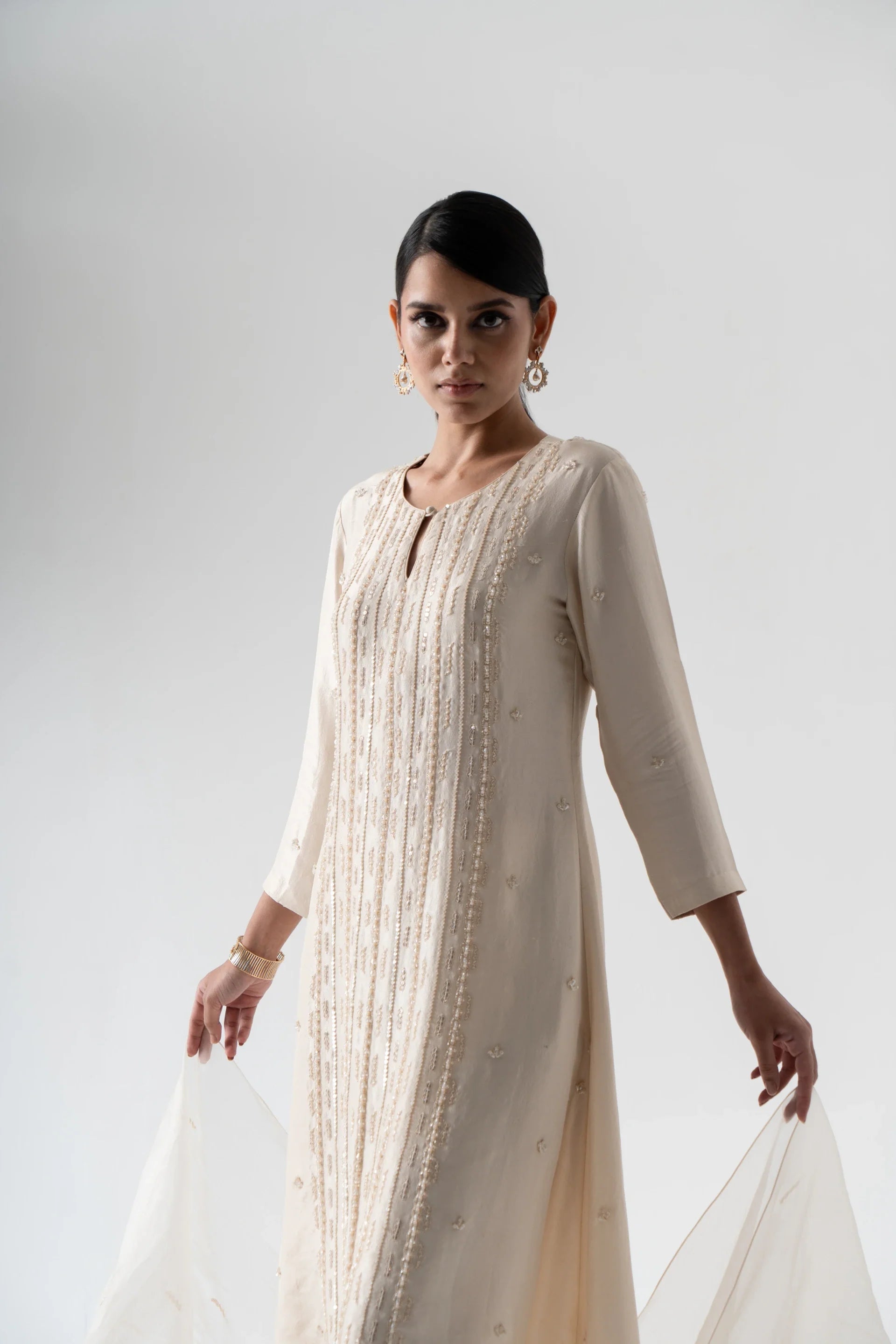 Cut Shirt with Trouser - Saisha