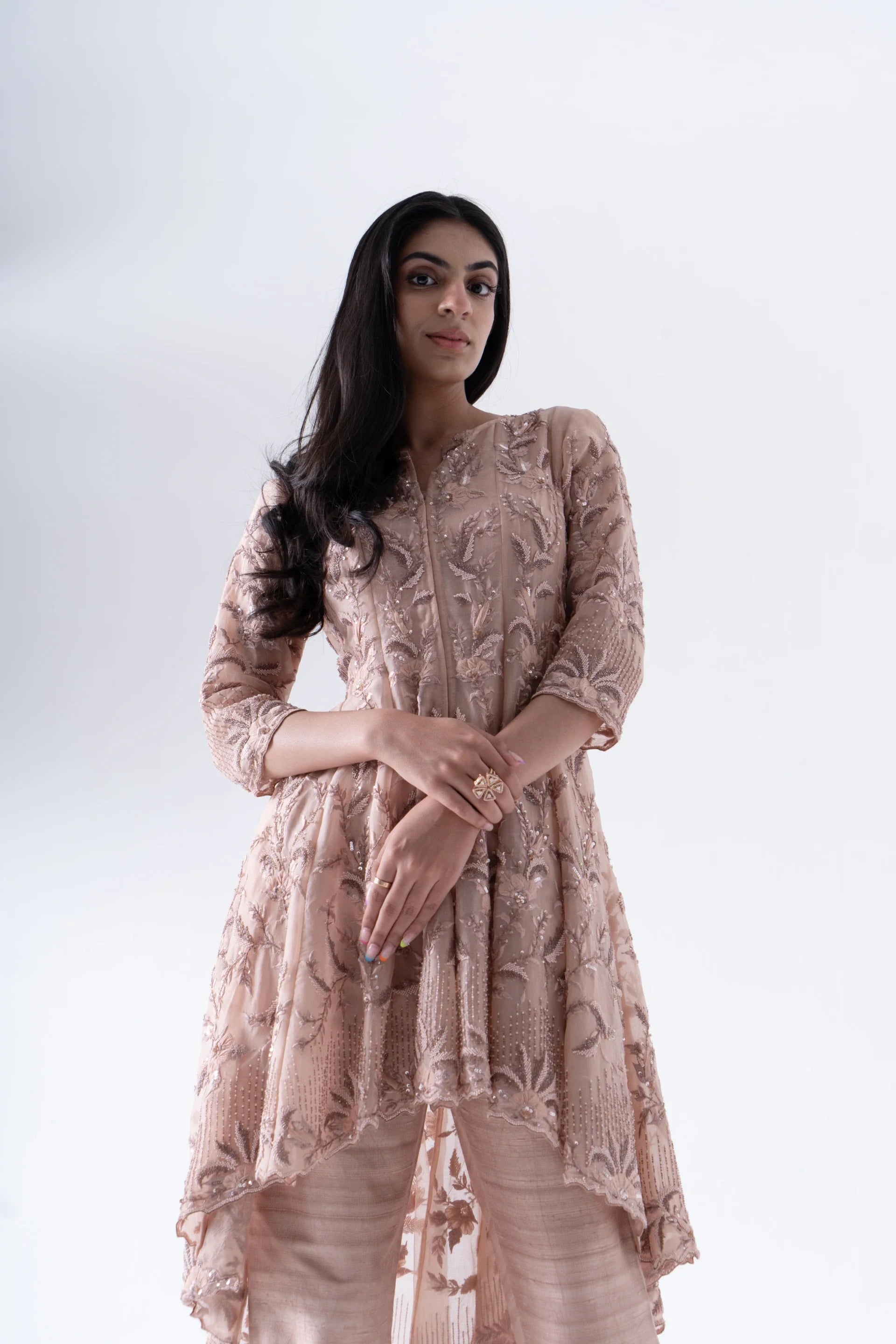 High Low Top with Trouser - Saisha