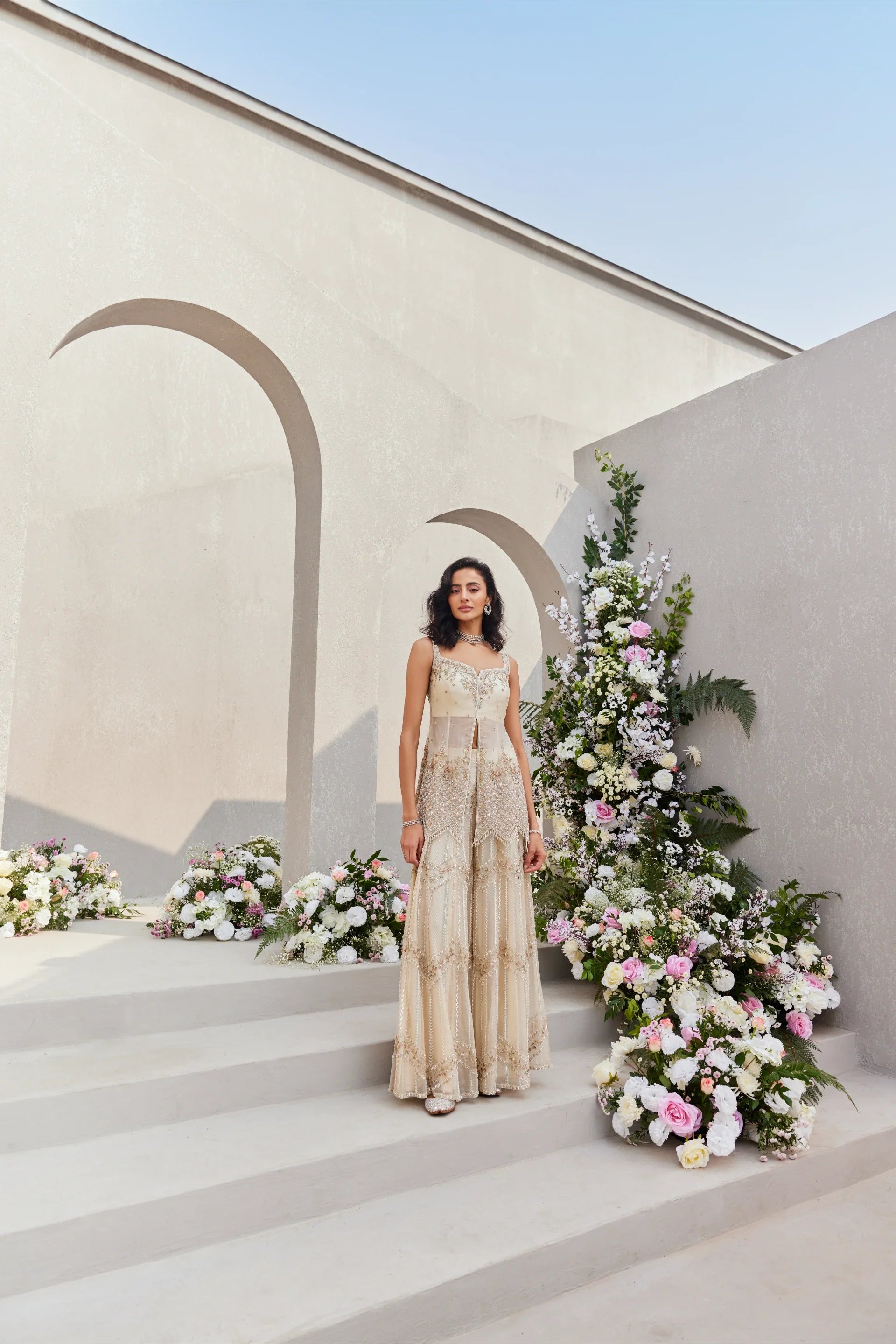 Shirt And Sharara Set - Saisha