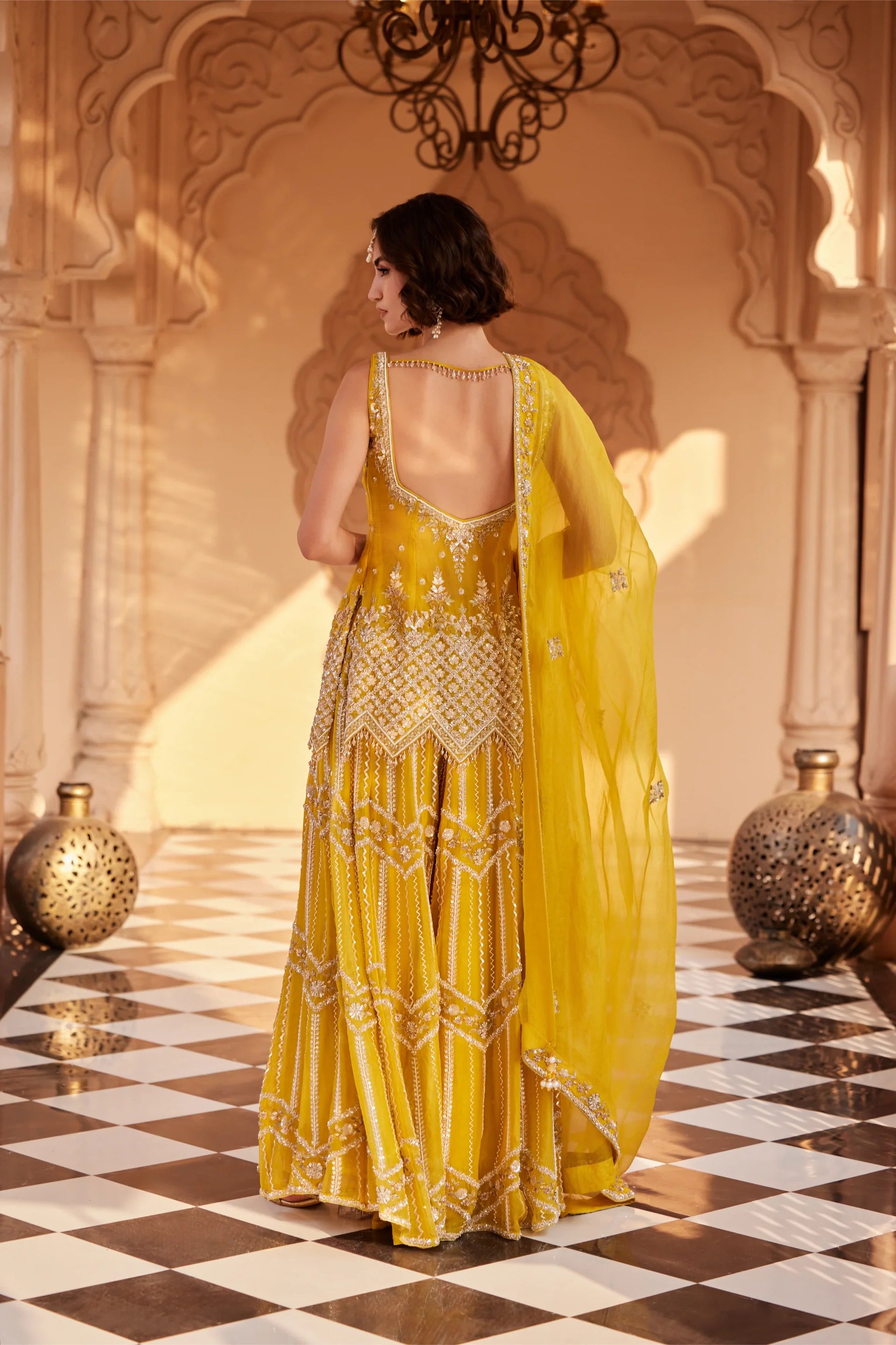 Shirt And Sharara Set - Saisha