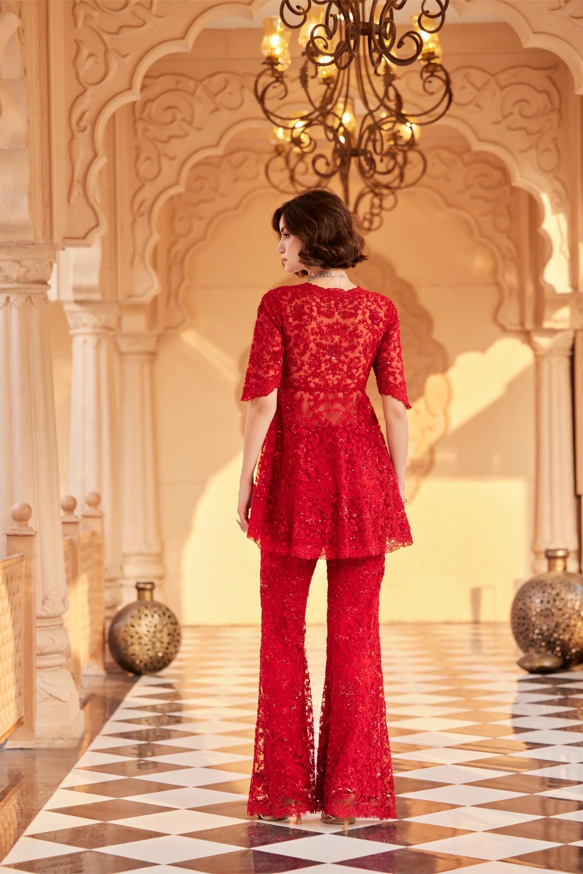 Peplum With Bell Bottom - Saisha