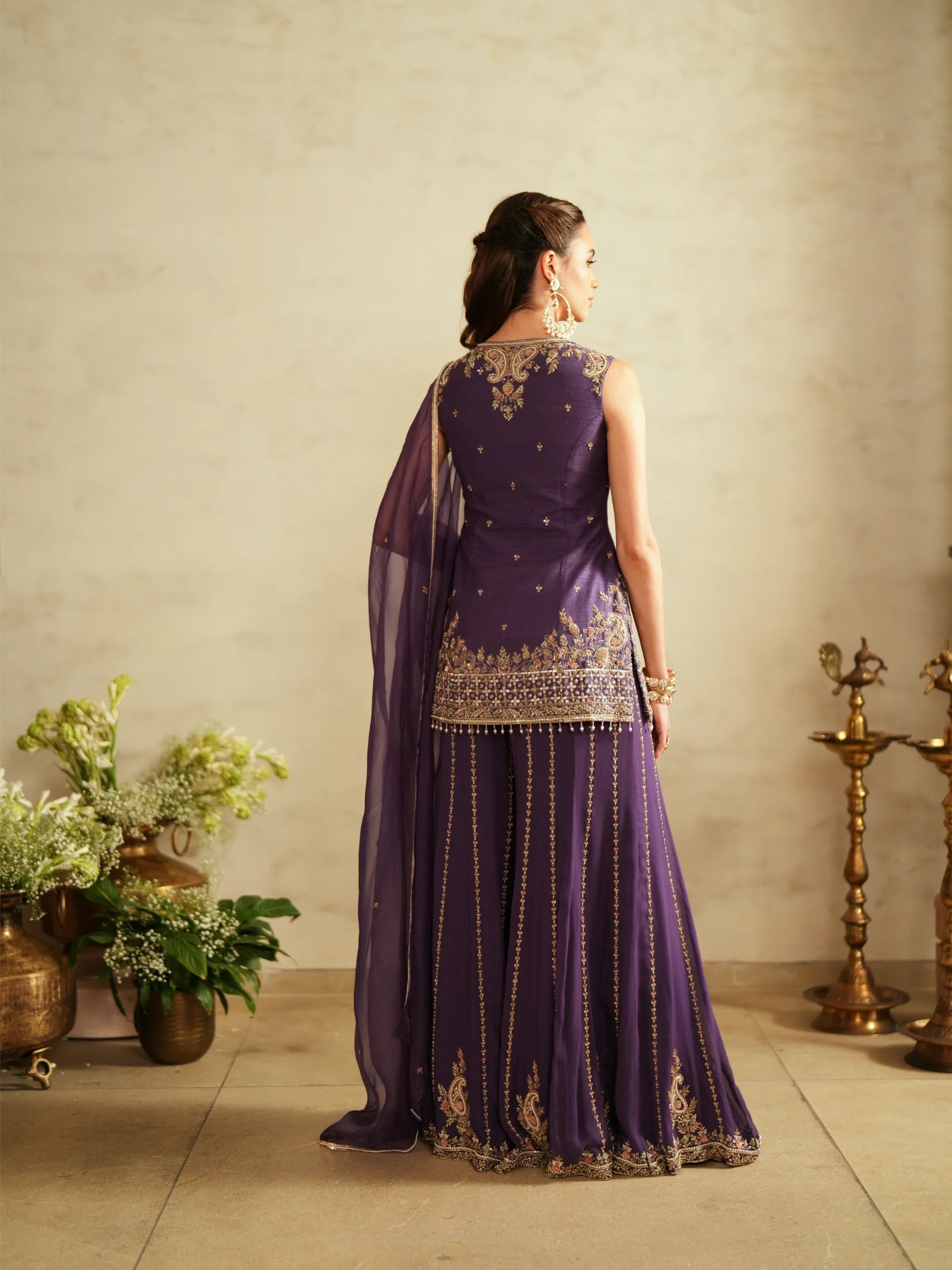 Shirt and Sharara Set - Saisha