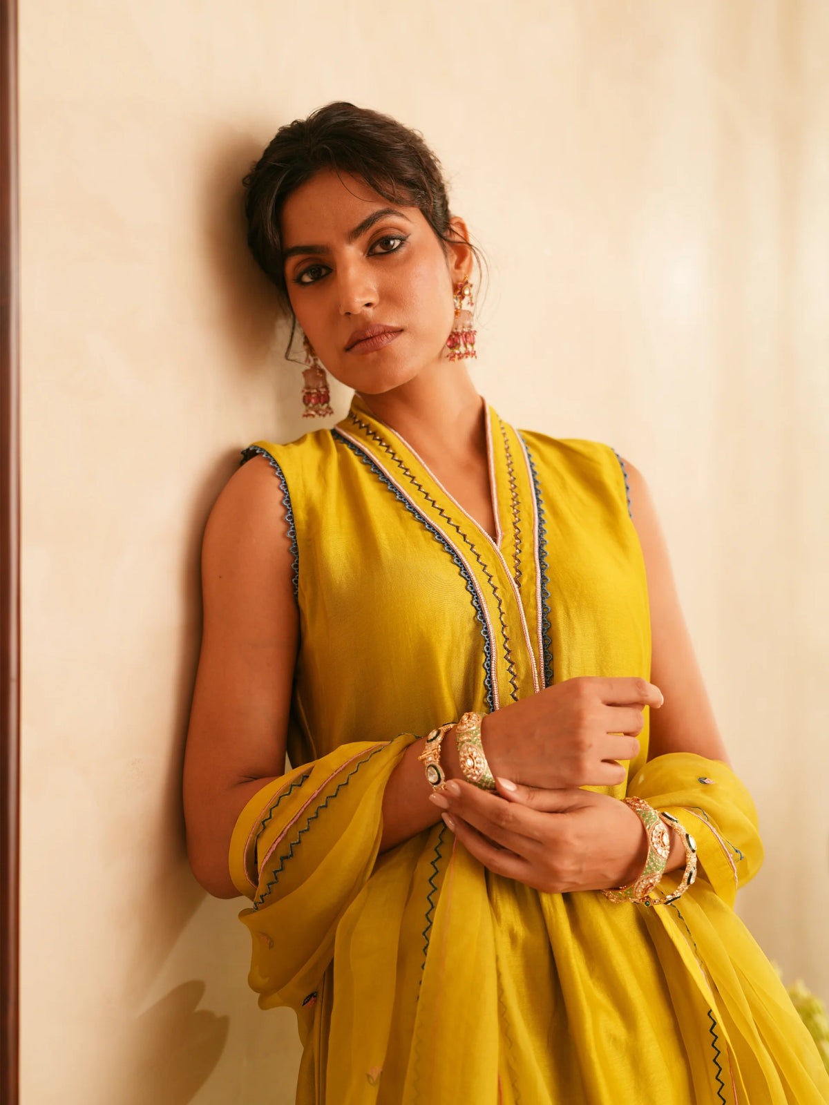 Kurta With Palazzo And Dupatta