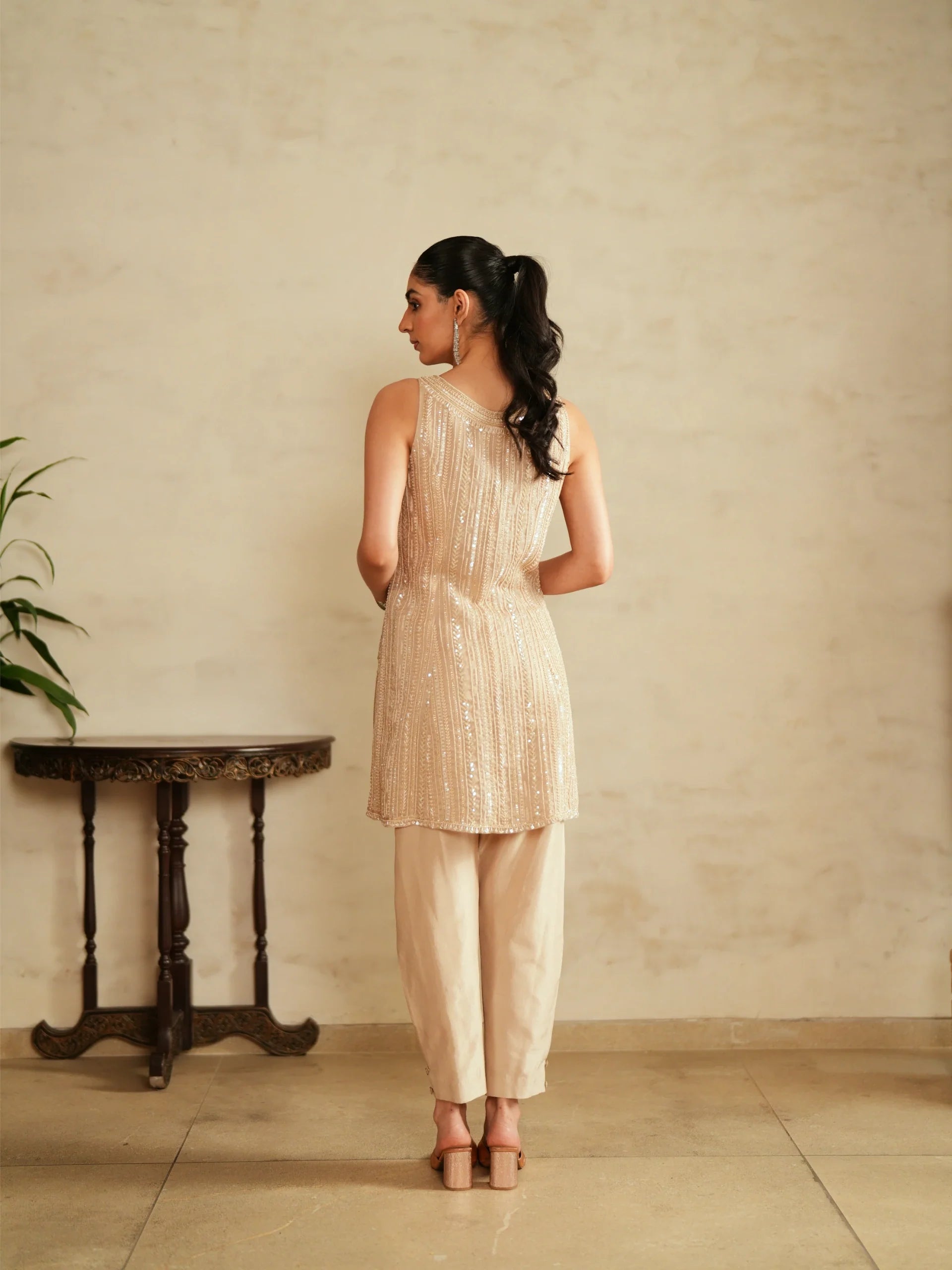 Shirt, Dupatta And Pant Set - Saisha