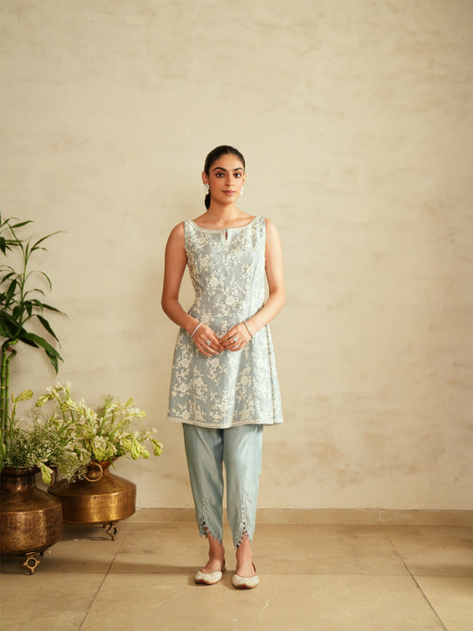 Shirt With Tulip Pants Set - Saisha