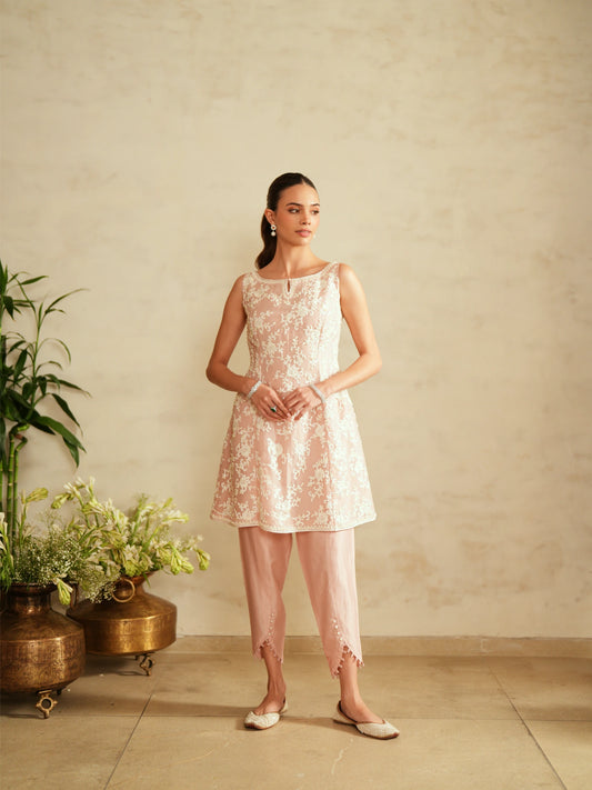 Shirt With Tulip Pants Set - Saisha