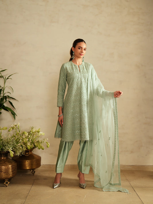 Kurti And Salwar Set - Saisha