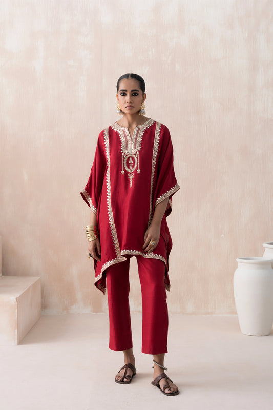 Kaftan with Straight Pants - Saisha