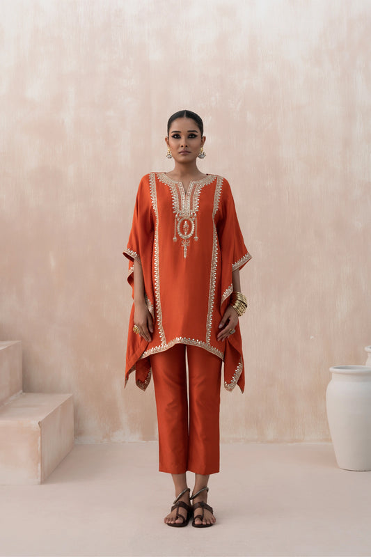 Kaftan with Straight Pants - Saisha