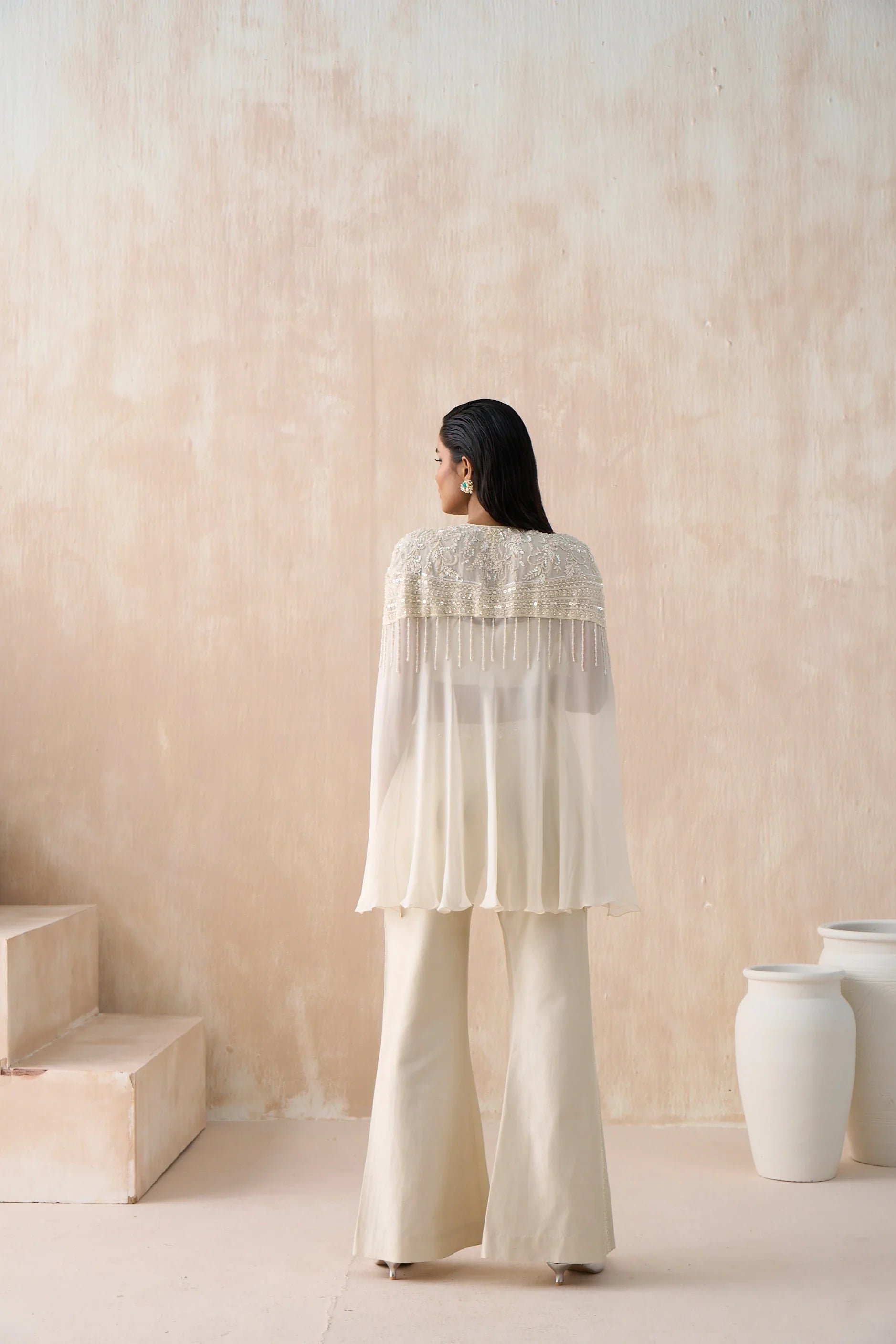 Cape, Bustier and Pants - Saisha