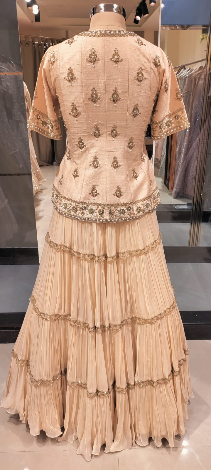 Mid Length Lehenga Choli - Saisha