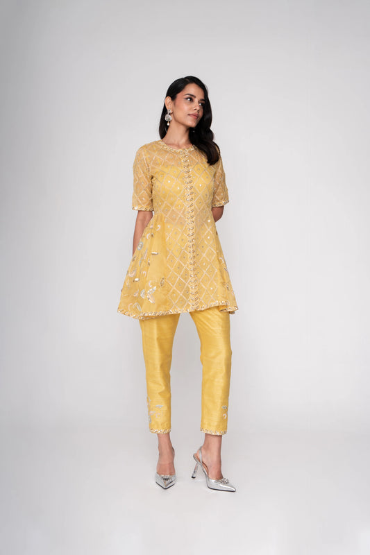 Line Shirt with Trouser - Saisha