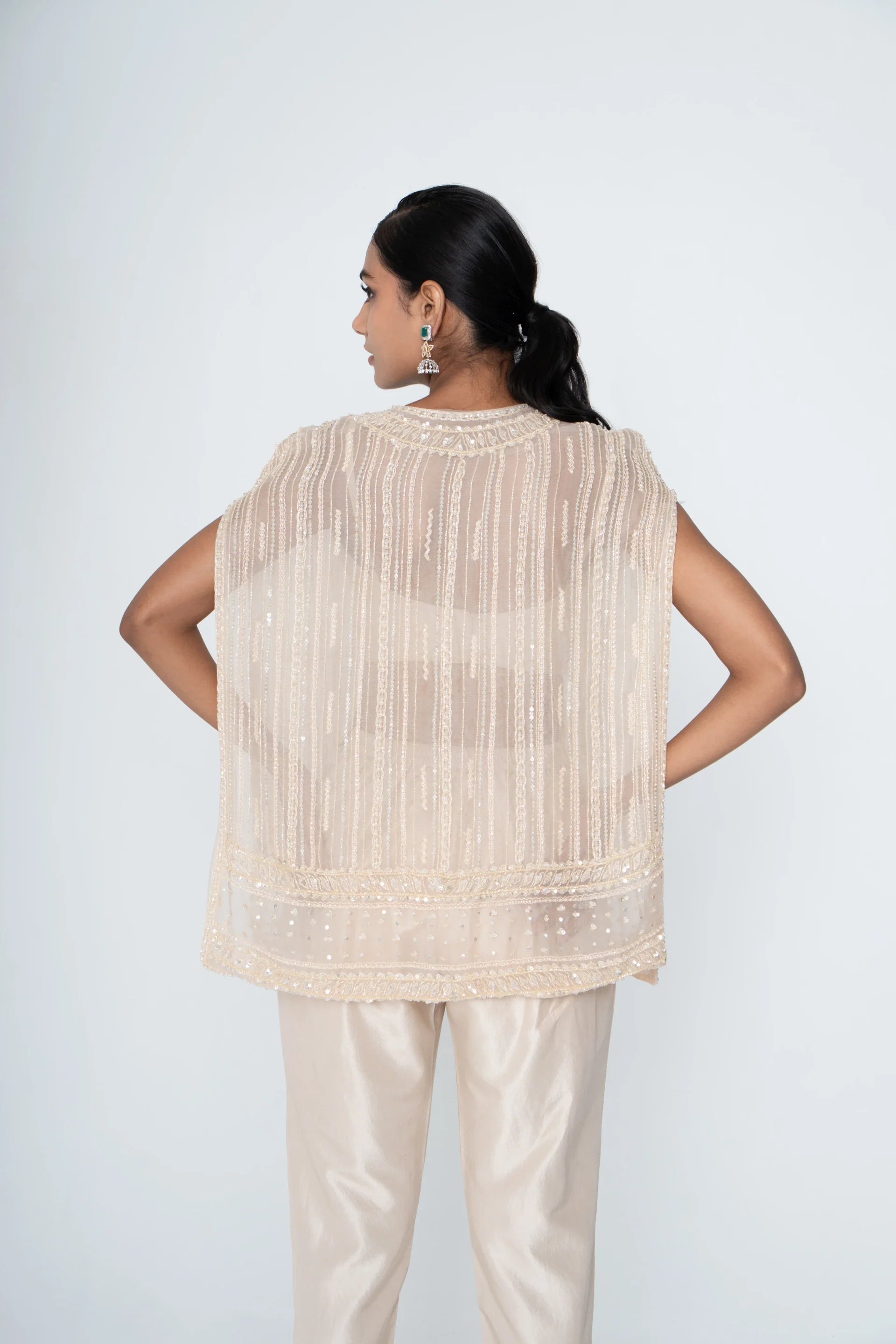 Short Cape Set - Saisha