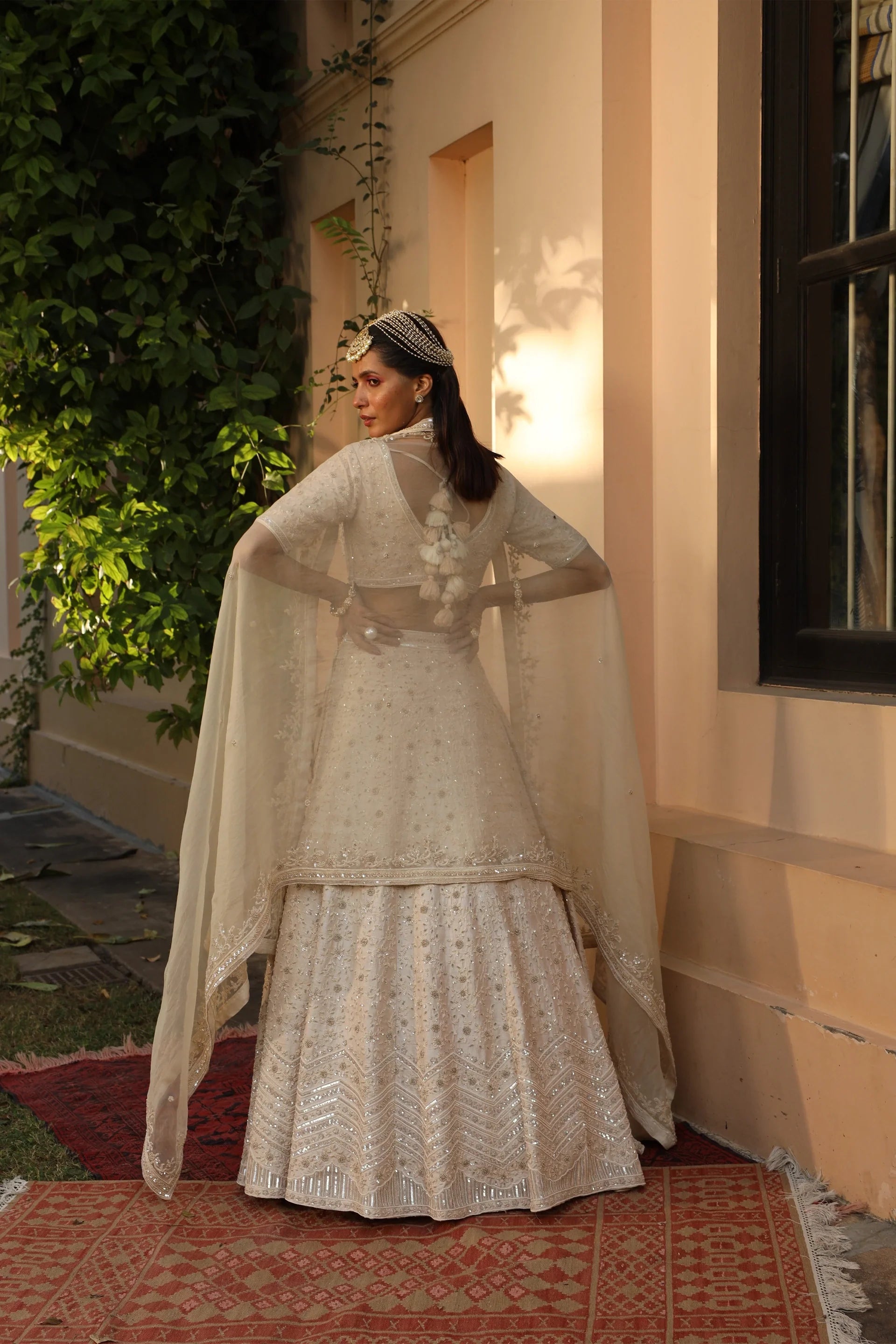 Ivory Lehenga Choli - Saisha