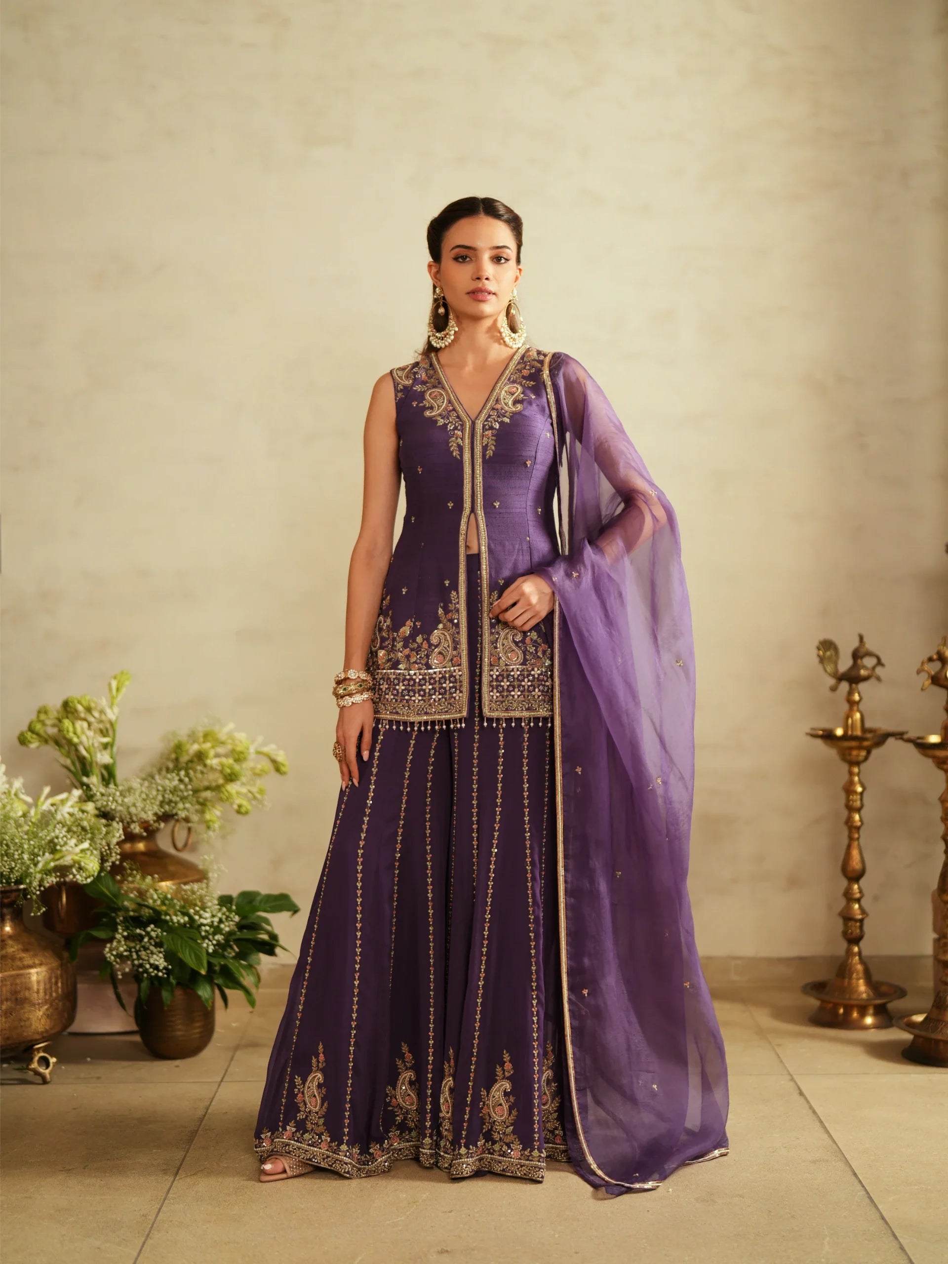 Shirt and Sharara Set - Saisha