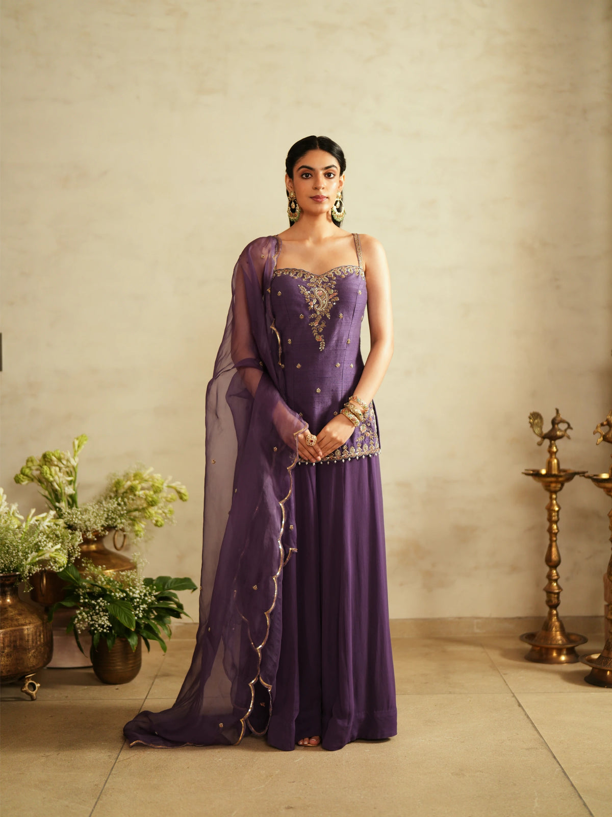 Shirt and Sharara Set
