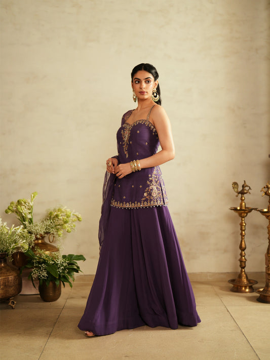 Shirt and Sharara Set - Saisha