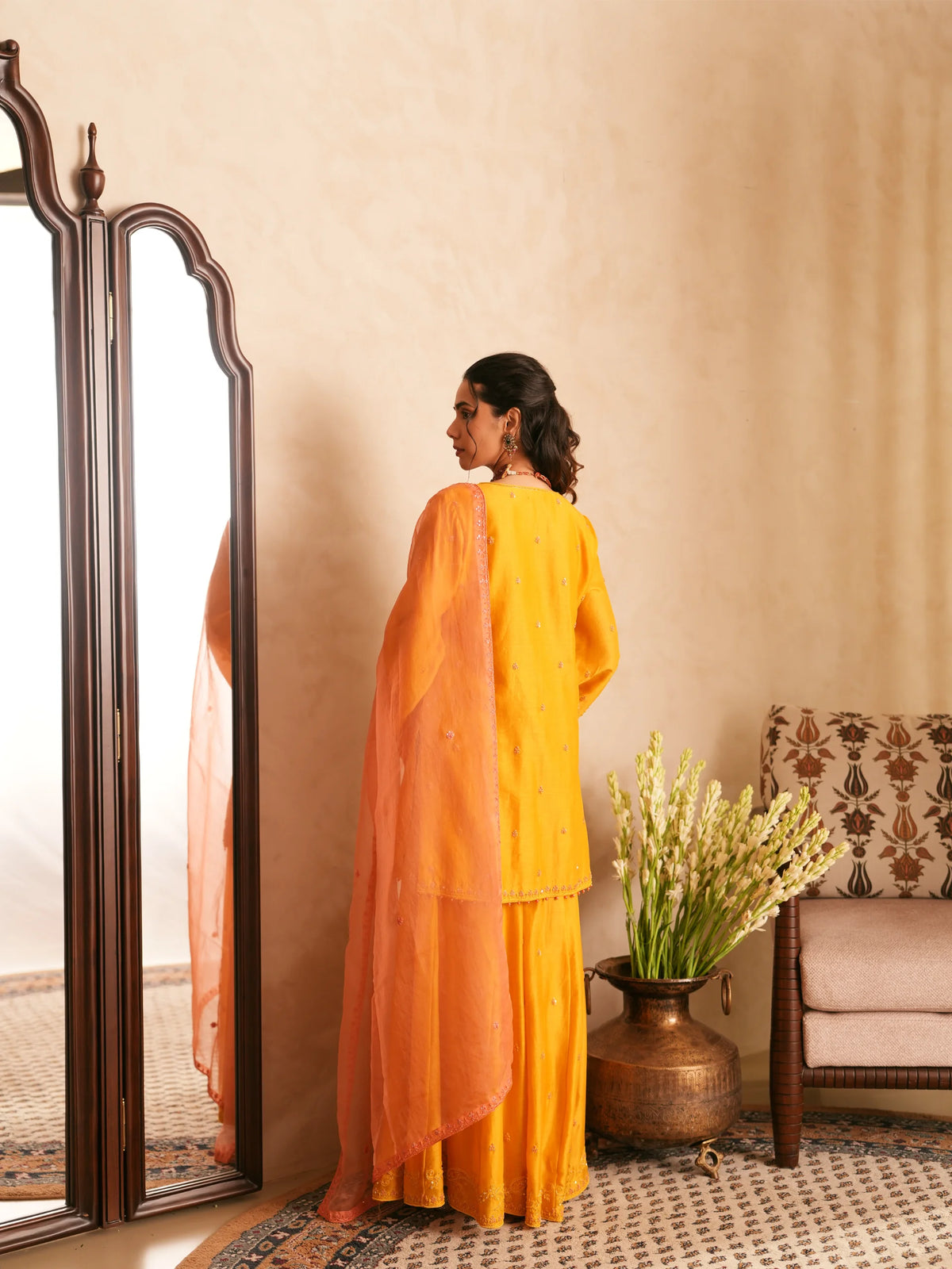 Kurta With Sharara And Dupatta