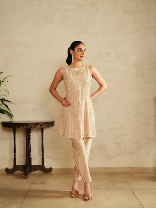Shirt, Dupatta And Pant Set