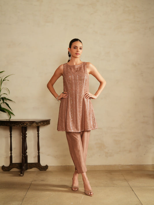 Shirt, Dupatta And Pant Set