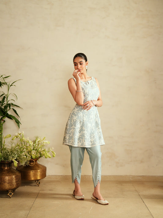Shirt With Tulip Pants Set