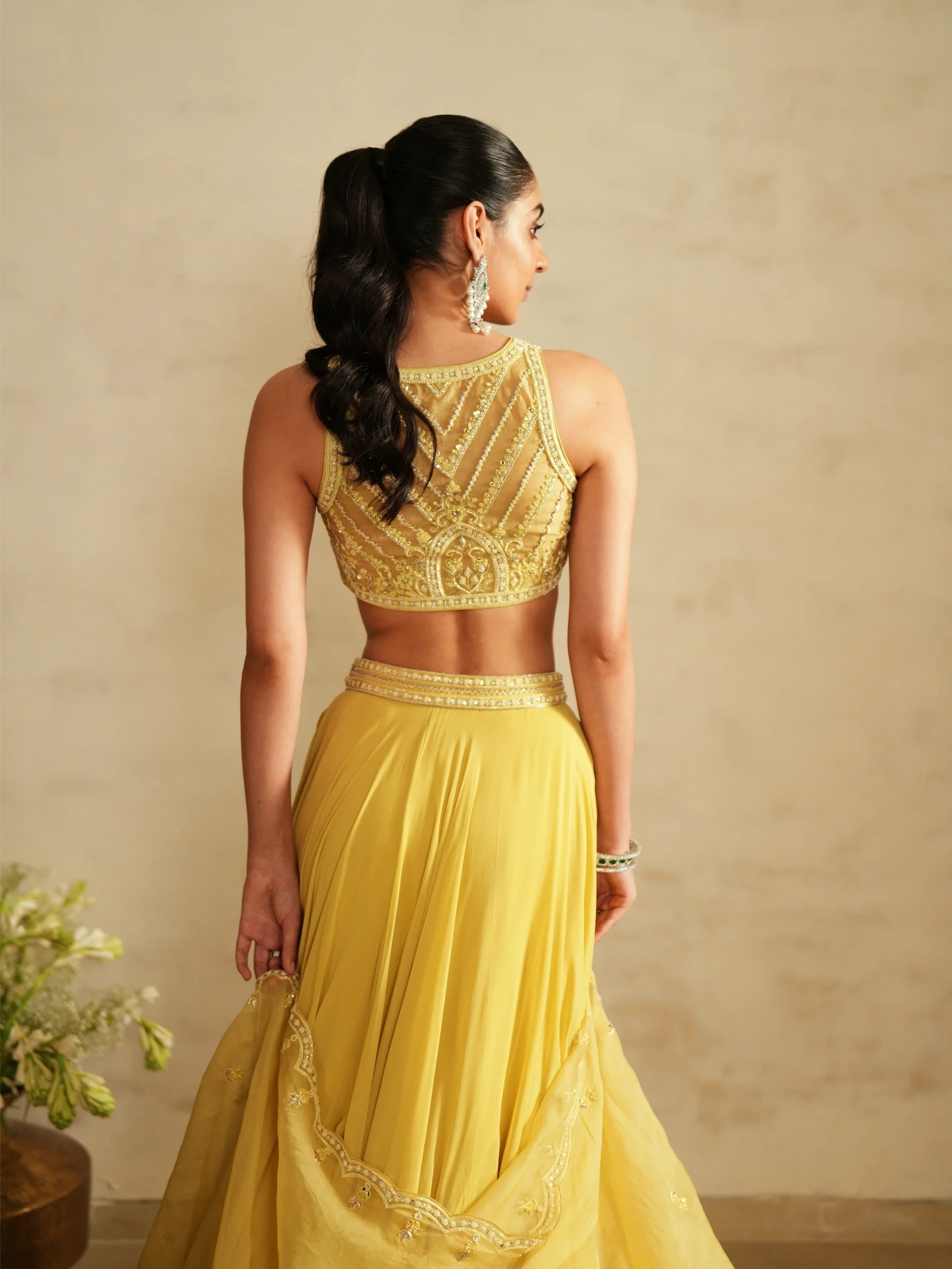 Lehenga, Blouse And Dupatta Set - Saisha