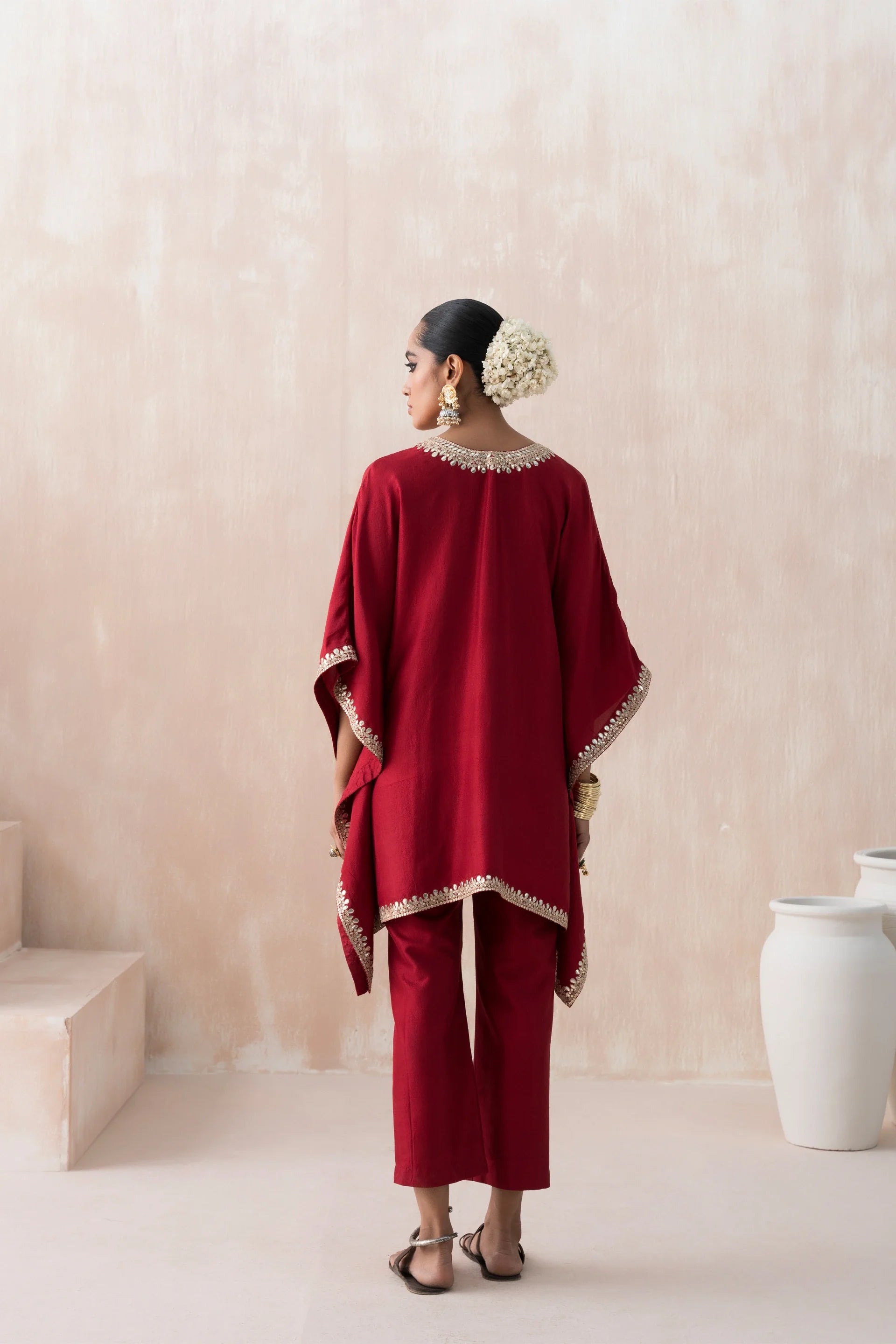 Kaftan with Straight Pants - Saisha