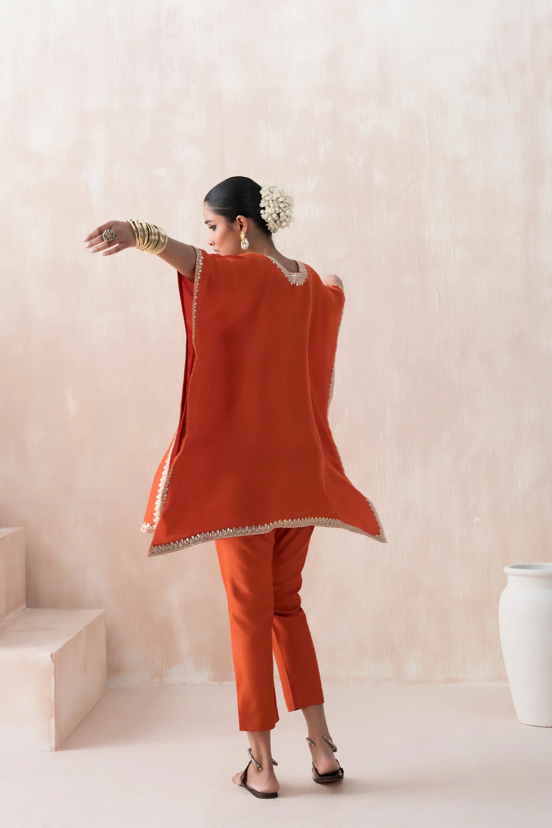 Kaftan with Straight Pants - Saisha