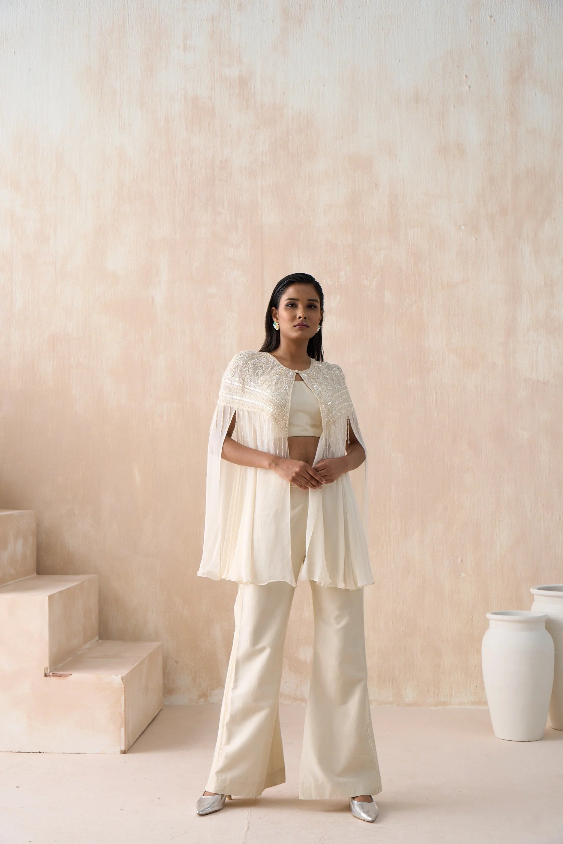 Cape, Bustier and Pants - Saisha