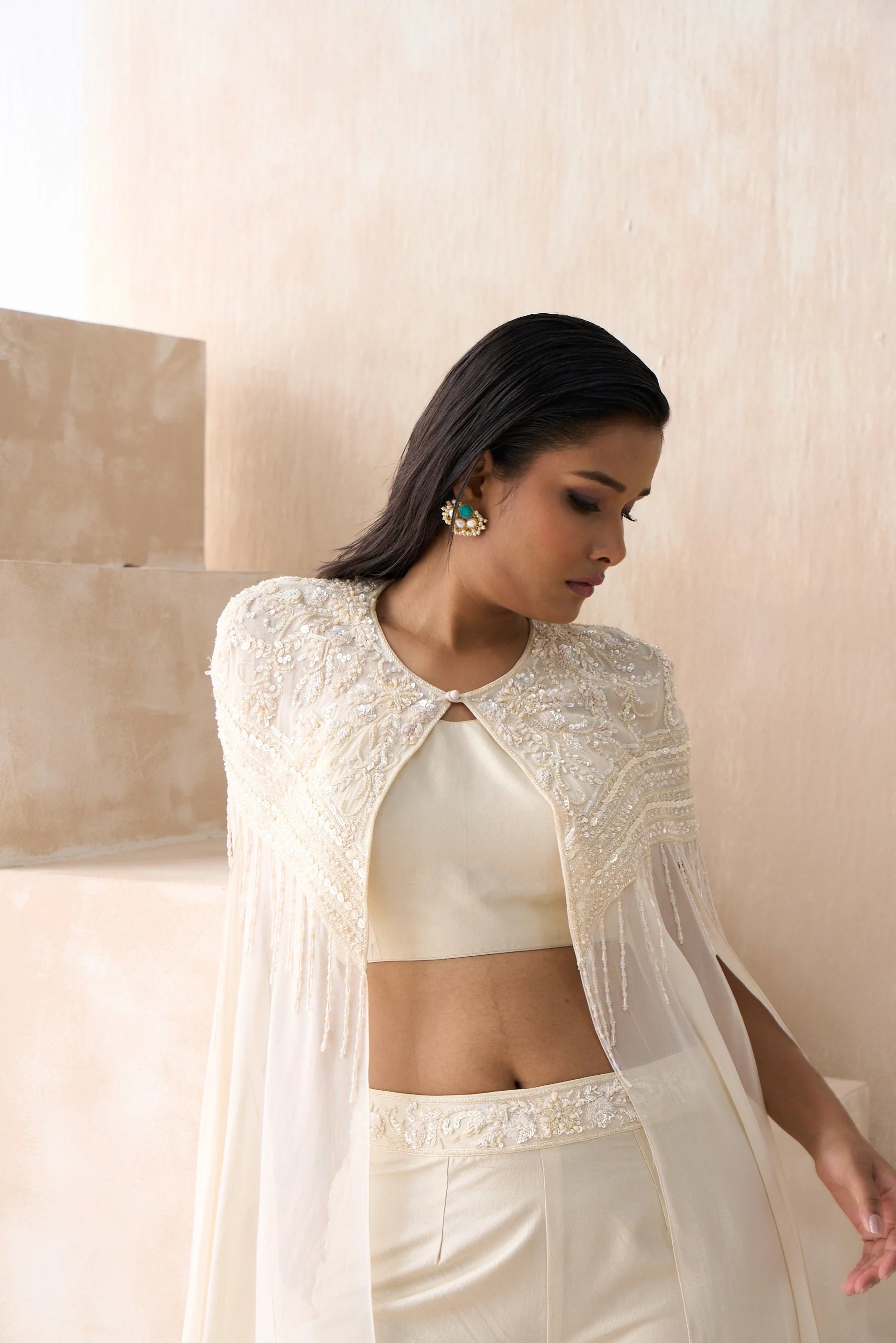 Cape, Bustier and Pants - Saisha